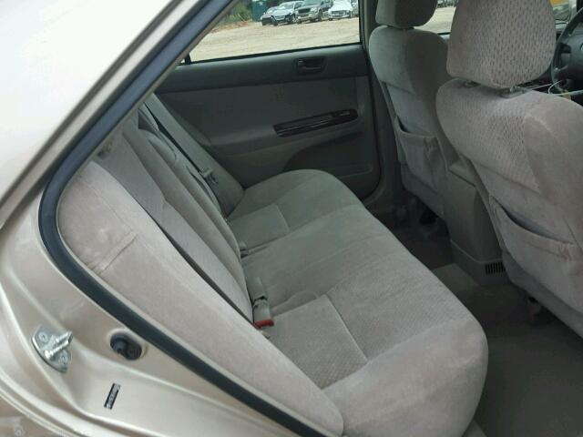 4T1BE32K24U886066 - 2004 TOYOTA CAMRY LE თაფლისფერი ფოტო 6