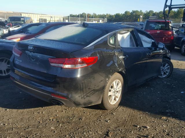 KNAGT4L37H5179104 - 2017 KIA OPTIMA LX BLACK photo 4