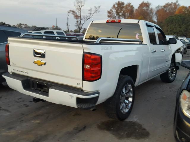 1GCVKPEC2EZ357582 - 2014 CHEVROLET SILVERADO WHITE photo 4