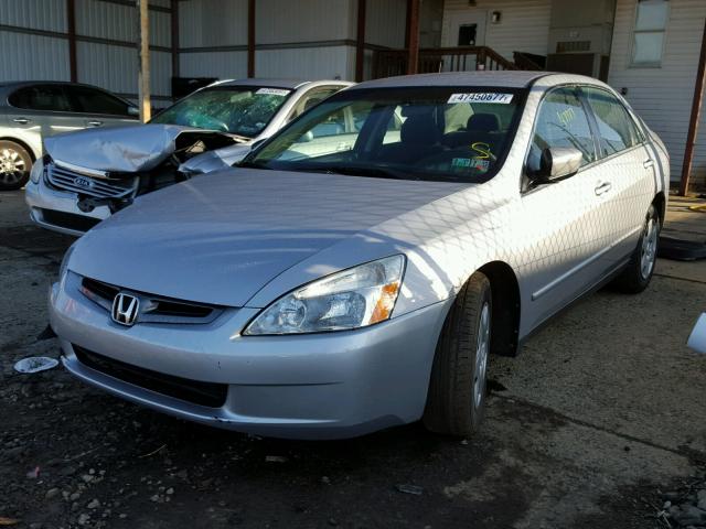 1HGCM56485L003468 - 2005 HONDA ACCORD LX SILVER photo 2