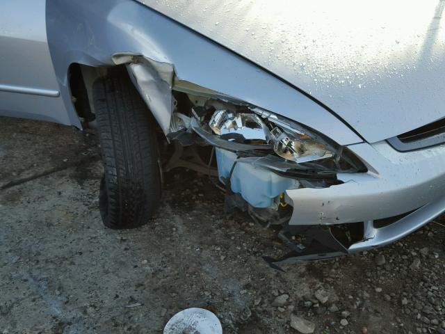 1HGCM56485L003468 - 2005 HONDA ACCORD LX SILVER photo 9