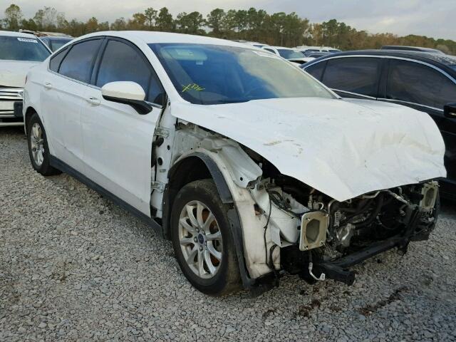 3FA6P0G70GR382068 - 2016 FORD FUSION S WHITE photo 1