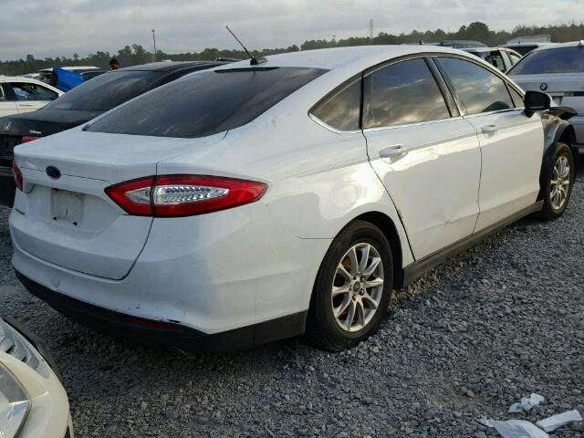 3FA6P0G70GR382068 - 2016 FORD FUSION S WHITE photo 4