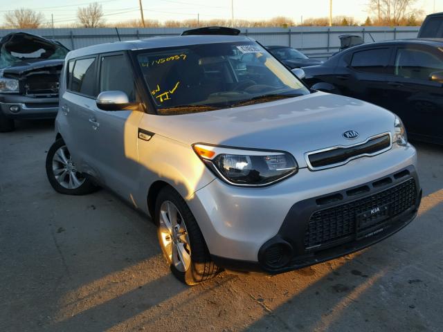 KNDJP3A54E7719455 - 2014 KIA SOUL + SILVER photo 1