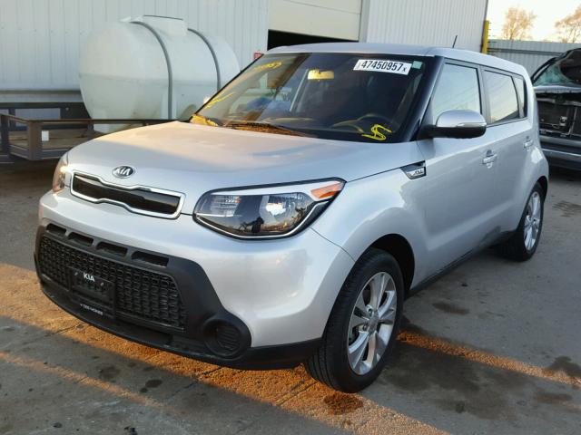 KNDJP3A54E7719455 - 2014 KIA SOUL + SILVER photo 2