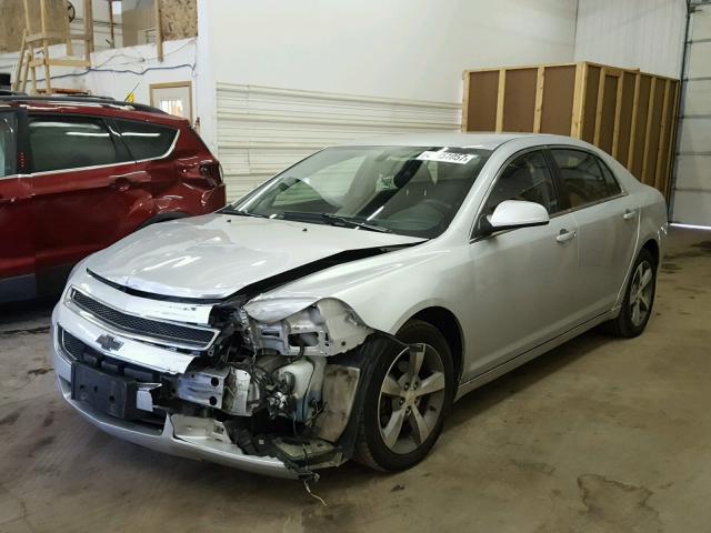 1G1ZC5E15BF268256 - 2011 CHEVROLET MALIBU 1LT SILVER photo 2