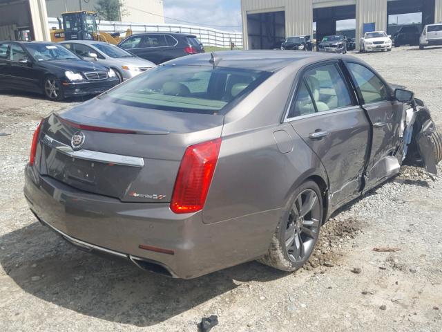 1G6AU5S81E0173285 - 2014 CADILLAC CTS VSPORT BROWN photo 4