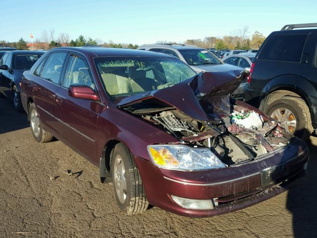 4T1BF28B24U360258 - 2004 TOYOTA AVALON XL MAROON photo 1