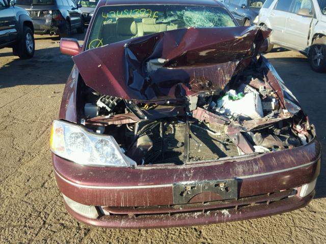 4T1BF28B24U360258 - 2004 TOYOTA AVALON XL MAROON photo 9