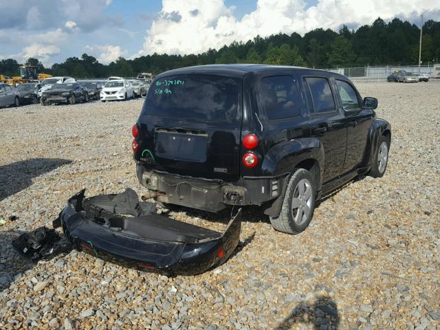 3GNBAADB8AS552113 - 2010 CHEVROLET HHR LS შავი ფოტო 4