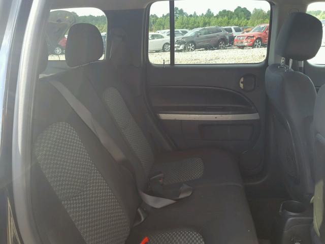 3GNBAADB8AS552113 - 2010 CHEVROLET HHR LS შავი ფოტო 6