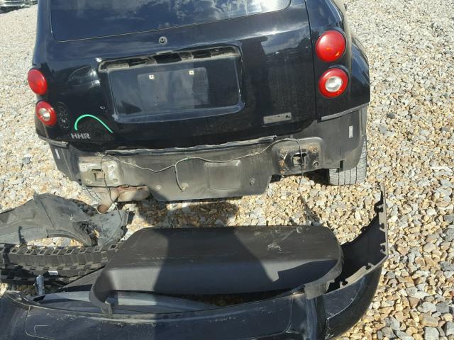 3GNBAADB8AS552113 - 2010 CHEVROLET HHR LS შავი ფოტო 9