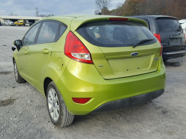 3FADP4EJ9CM117363 - 2012 FORD FIESTA SE GREEN photo 3