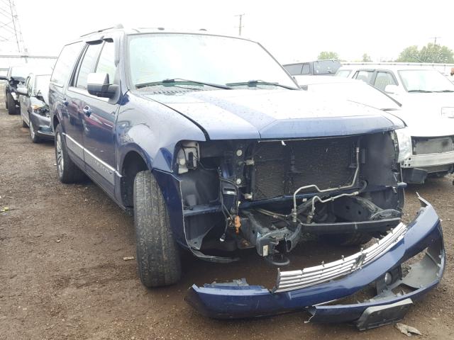 5LMFL285X9EJ00516 - 2009 LINCOLN NAVIGATOR Niebieski zdjęcie 1