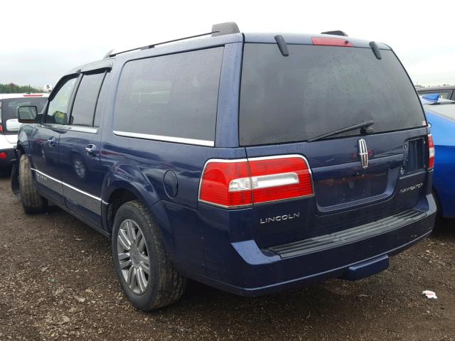 5LMFL285X9EJ00516 - 2009 LINCOLN NAVIGATOR Niebieski zdjęcie 3