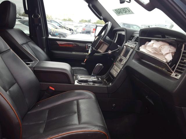 5LMFL285X9EJ00516 - 2009 LINCOLN NAVIGATOR Niebieski zdjęcie 5