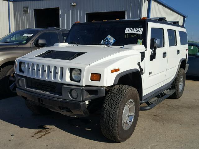 5GRGN23U94H108973 - 2004 HUMMER H2 WHITE photo 2