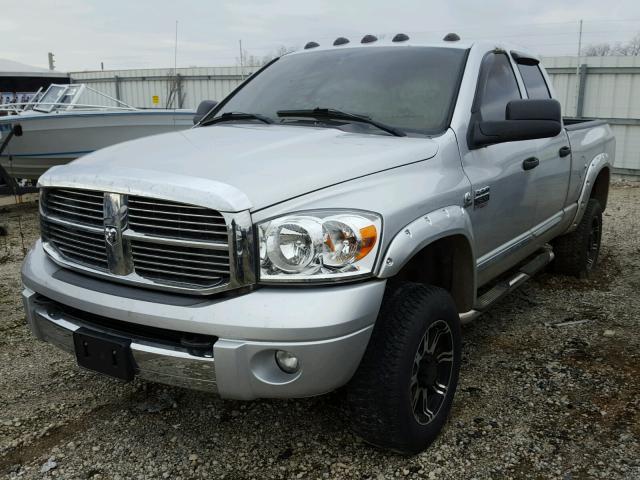 1D7KS28A87J615126 - 2007 DODGE RAM 2500 S SILVER photo 2