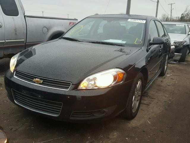 2G1WG5EK3B1241127 - 2011 CHEVROLET IMPALA LT BLACK photo 2