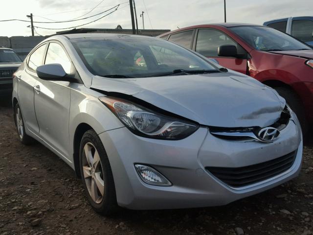 5NPDH4AE1DH195823 - 2013 HYUNDAI ELANTRA GL SILVER photo 1