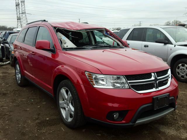 3C4PDCBG3CT331063 - 2012 DODGE JOURNEY SX RED photo 1