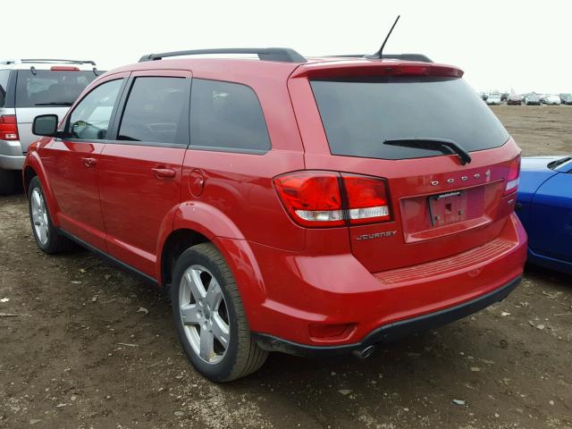 3C4PDCBG3CT331063 - 2012 DODGE JOURNEY SX RED photo 3