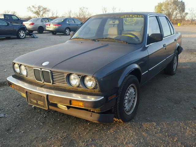 WBAAE6406G1703851 - 1986 BMW 325 E AUTO GRAY photo 2