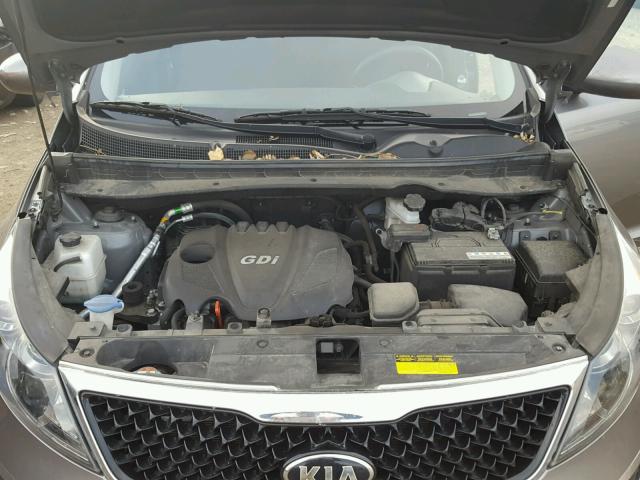 KNDPB3AC5G7837539 - 2016 KIA SPORTAGE L GRAY photo 7