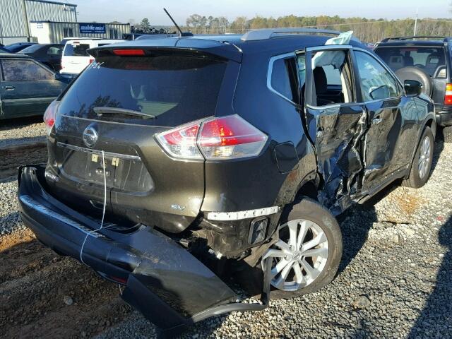 KNMAT2MT1GP639324 - 2016 NISSAN ROGUE S BLACK photo 4