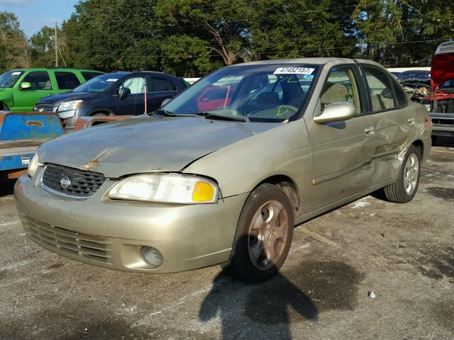 3N1CB51D33L789695 - 2003 NISSAN SENTRA XE TAN photo 2