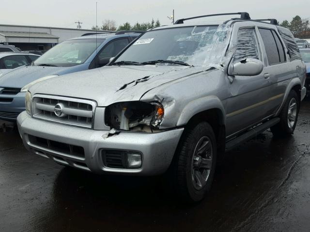 JN8DR09Y72W720495 - 2002 NISSAN PATHFINDER SILVER photo 2