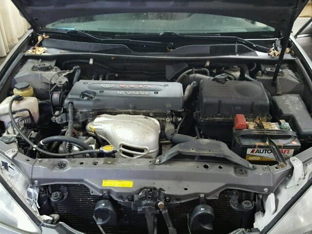 4T1BE32K62U551521 - 2002 TOYOTA CAMRY LE GRAY photo 7