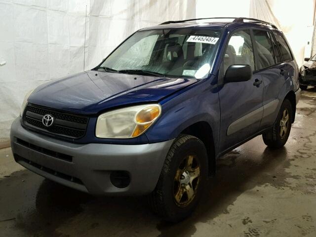 JTEHD20V256033029 - 2005 TOYOTA RAV4 BLUE photo 2