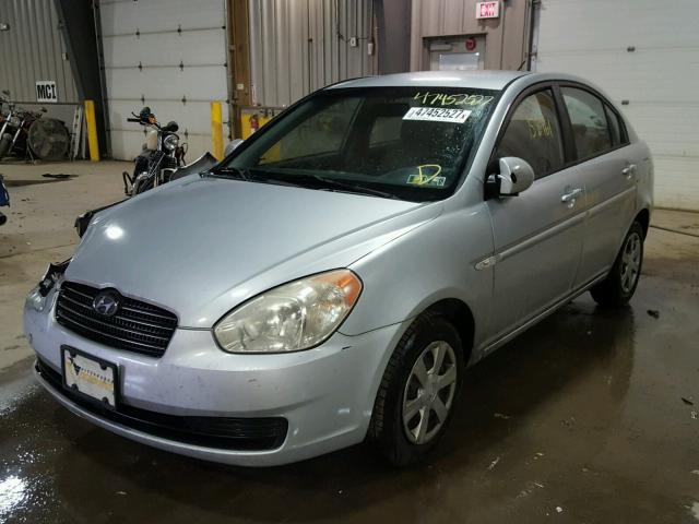 KMHCN46C57U093488 - 2007 HYUNDAI ACCENT GLS SILVER photo 2