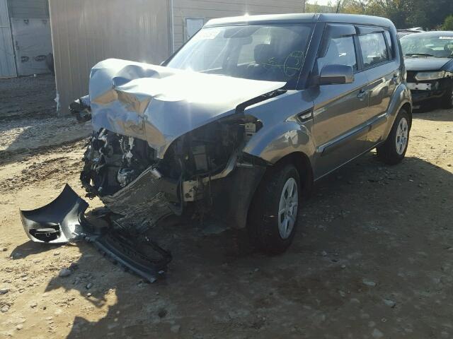 KNDJT2A51D7625490 - 2013 KIA SOUL GRAY photo 2