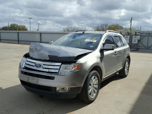 2FMDK38C68BB34125 - 2008 FORD EDGE SEL SILVER photo 2