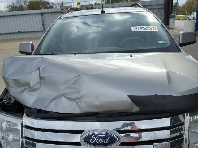 2FMDK38C68BB34125 - 2008 FORD EDGE SEL SILVER photo 7