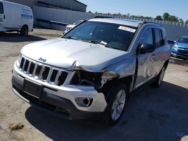 1J4NT1FB9BD267588 - 2011 JEEP COMPASS SP SILVER photo 2