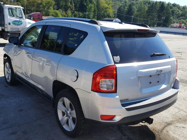 1J4NT1FB9BD267588 - 2011 JEEP COMPASS SP 银色 照片 3