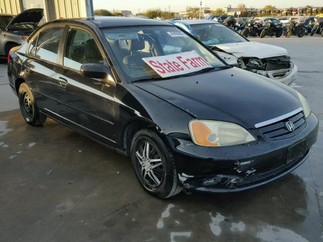 2HGES16532H540998 - 2002 HONDA CIVIC LX BLACK photo 1