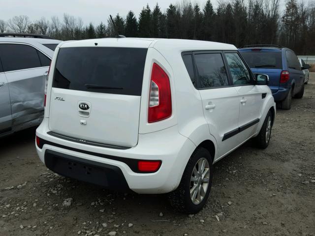 KNDJT2A66D7533168 - 2013 KIA SOUL + WHITE photo 4