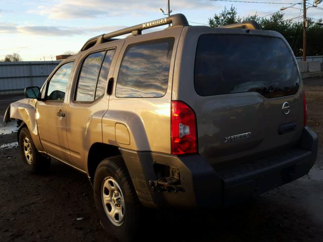 5N1AN08W58C514740 - 2008 NISSAN XTERRA OFF TAN photo 3