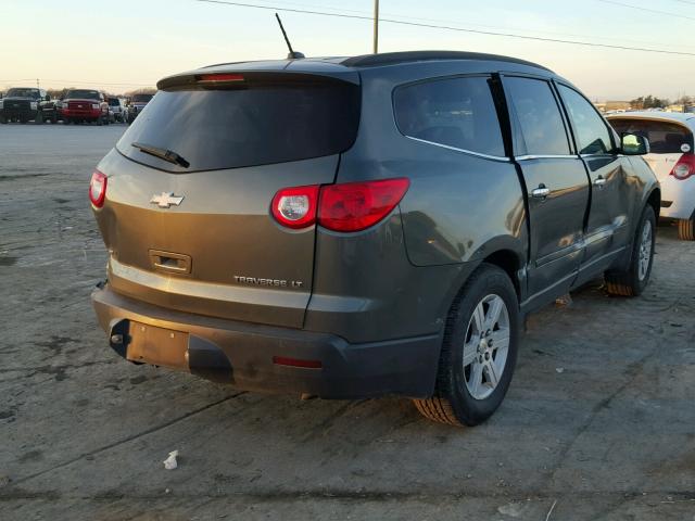 1GNKVGED6BJ250510 - 2011 CHEVROLET TRAVERSE L GRAY photo 4