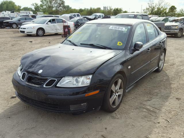 YS3FH41UX61100419 - 2006 SAAB 9-3 AERO BLACK photo 2