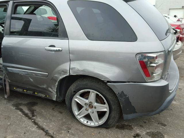 2CNDL73F556027237 - 2005 CHEVROLET EQUINOX LT GRAY photo 10