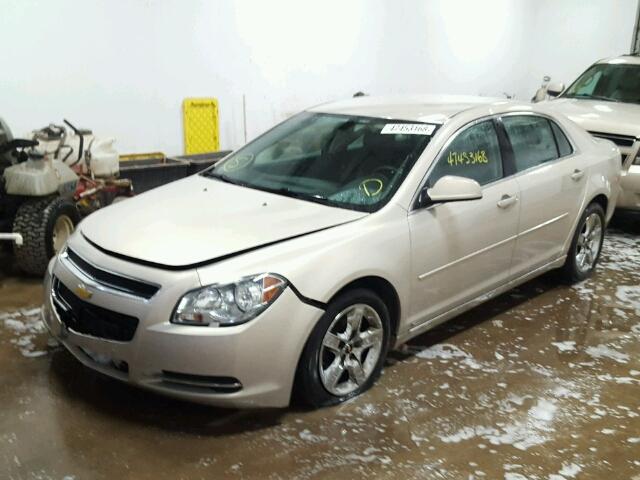 1G1ZH57B99F240302 - 2009 CHEVROLET MALIBU 1LT TAN photo 2