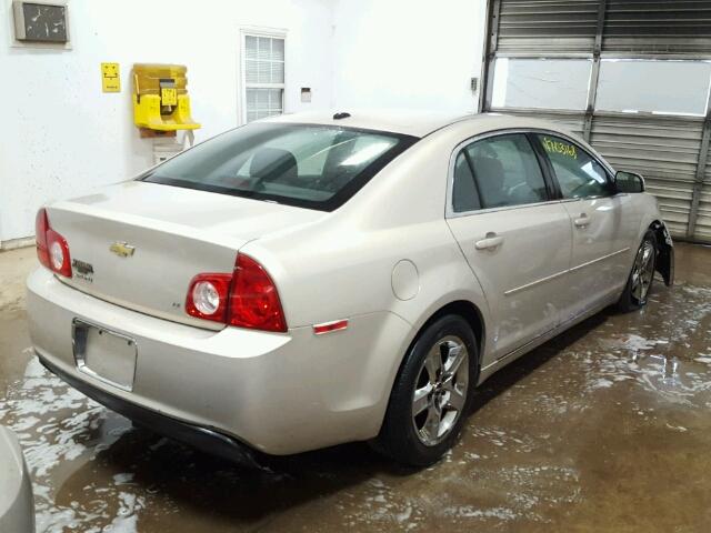 1G1ZH57B99F240302 - 2009 CHEVROLET MALIBU 1LT TAN photo 4
