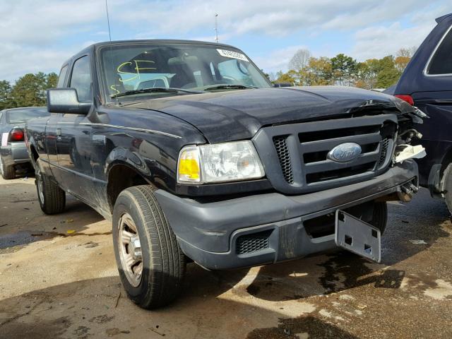 1FTYR14U97PA08367 - 2007 FORD RANGER SUP BLACK photo 1