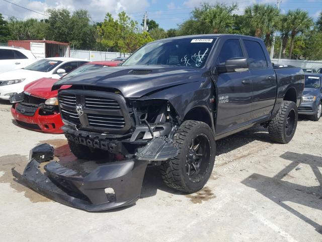 1C6RR7MT4GS363787 - 2016 RAM 1500 SPORT GRAY photo 2