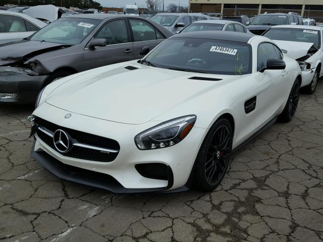 WDDYJ7JAXHA010451 - 2017 MERCEDES-BENZ AMG GT S WHITE photo 2